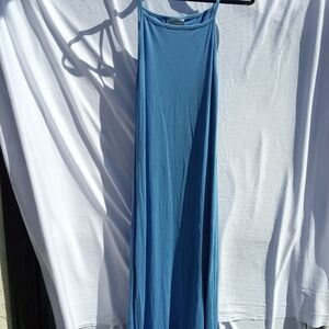 ON·34TH Light Blue Ribbed Maxi Dress